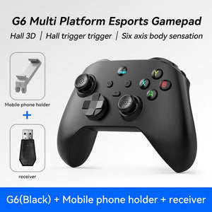 Controlador de jogo móvel sem fio G6 com gatilho Hall e joystick Hall, suportando switch/pc/android/IOS