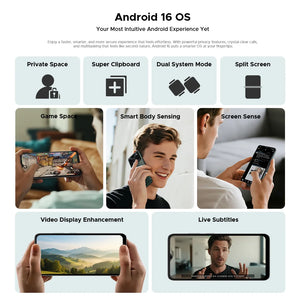 Global Version DOOGEE Note56 Pro Smart phone Android 16 6150mAh Battery 6.56'' 90Hz Screen 32GB 128GB Cell Phone NFC