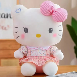 Pelúcia Sanrio Kawaii Sanrio Kuromi My Melody Cinnamoroll Brinquedos Almofada Anime Cartoon Presentes para Crianças Decoração de Quarto Bonecos.**