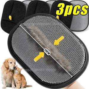 Luvas Reutilizáveis para Remoção de Pelos de Animais com Eletrostática, Escova para Coleta de Pelos de Gato e Cachorro, Dispositivo Adesivo para Coleta de Pelos, Raspador de Pelos para Casa, Luvas de Higiene