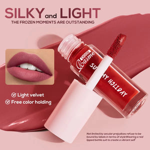 Conjunto de 10 Peças de Gloss Labial Batom de Veludo: Gloss Labial à Prova d'Água e de Longa Duração, Conjunto Hidratante para Mulheres, Presente de Dia dos Namorados