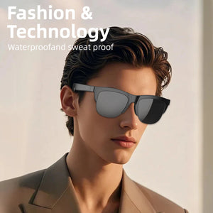 NOVOS Óculos Inteligentes V5.3 Chamada Bluetooth Fones de Ouvido de Alta Qualidade Óculos de Sol para Esportes ao Ar Livre Anti-toque UV Reprodutor de Música para Homens e Mulheres