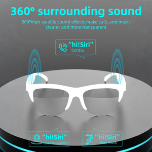 NOVOS Óculos Inteligentes V5.3 Chamada Bluetooth Fones de Ouvido de Alta Qualidade Óculos de Sol para Esportes ao Ar Livre Anti-toque UV Reprodutor de Música para Homens e Mulheres