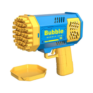 Máquina de Bolhas de 40 Furos, Totalmente Automática, Sopra Bolhas, Leve, Máquina de Bolhas para Uso Externo, Sem Bateria, Sem Água de Bolhas