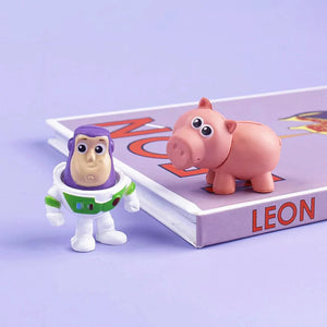 8Pçs Personagens Toy Story 4 Woody Buzz Lightyear Versão Q Boneco de Ação Brinquedo Infantil Mini Figurinha Decoração de Aniversário Anime Presente