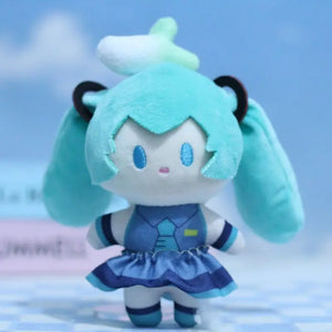 6 Estilos Novos 13-18cm Kawaii Meninas Anime Pingente de Pelúcia Chaveiro Chaveiros de Pelúcia Fofos Presentes de Aniversário para Meninas Mulheres Bolsa Pendurada