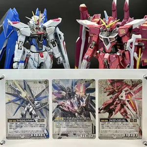 Suporte de Exibição de Cartões de Anime de Acrílico Transparente com Base, Adequado para Cartões de Anime, Cartões de Estrela, Exibição de Cartões de Jogo, Presente