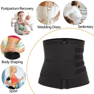 1pc Cinturão Modelador de Cintura Emagrecedor Cinta de Fitness Perda de Peso Queima de Gordura Cinta Esportiva Redutora de Suor Treino Modelador