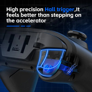 Controlador de jogo móvel sem fio G6 com gatilho Hall e joystick Hall, suportando switch/pc/android/IOS