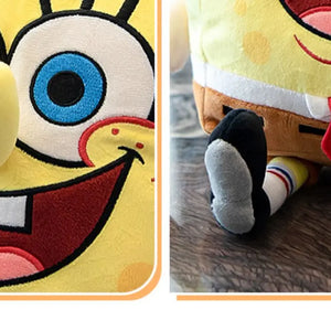 Boneco de Pelúcia Anime Spongebob Peluches Boneco Squarepants Patrick Star Squidward Eugene Krabs Gary Kawaii Brinquedo de Pelúcia de Desenho Animado