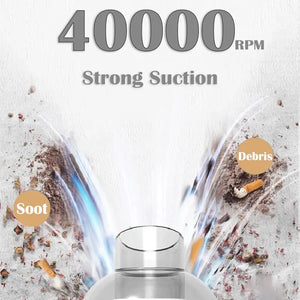Aspirador de Carro Sem Fio 9000Pa Carregamento USB 1200mAh Aparelho de Limpeza Portátil Mini Aspirador Úmido e Seco para Uso Doméstico