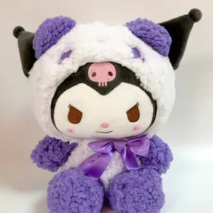 Pelúcia Sanrio Kawaii Sanrio Kuromi My Melody Cinnamoroll Brinquedos Almofada Anime Cartoon Presentes para Crianças Decoração de Quarto Bonecos.**