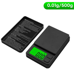 Balança de Precisão de Bolso 1000g X 0,1g - Balança Digital para Gramas, Alimentos, Joias, Onças/Grãos com LCD Retroiluminado - Mini Balança para Viagem