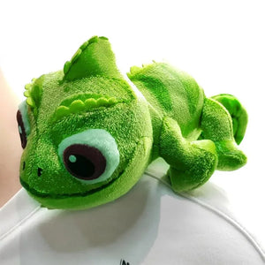 2026 Pascal Rapunzel Camaleão de Pelúcia deitado no Ombro Brinquedo de Pelúcia Boneco de Pelúcia Kawaii Pascal Decoração Presente de Aniversário para Meninos e Meninas