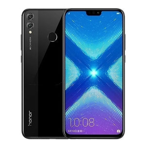 HONOR 8X Smartphone Firmware Global CPU Haisi Qilin 710 Câmera traseira de 6,5 polegadas 20MP Reconhecimento de impressão digital telefone usado