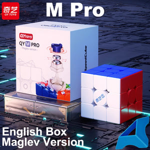 QiYi Speedcube M Pro Maglev Cubo Mágico Magnético 3x3 QY 3M Profissional 3x3x3 Quebra-Cabeça de Velocidade 3×3 Brinquedos Infantis Original Cubo Mágico