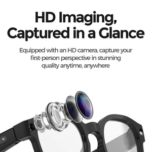 Óculos Inteligentes Xiaomi AI 4K HD Lente Fotocromática Câmera Óculos Chamadas Bluetooth Reprodutor de Música Assistente de Voz Tradução Vídeo