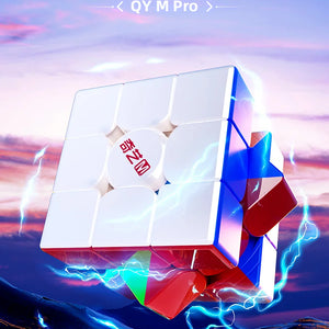 QiYi Speedcube M Pro Maglev Cubo Mágico Magnético 3x3 QY 3M Profissional 3x3x3 Quebra-Cabeça de Velocidade 3×3 Brinquedos Infantis Original Cubo Mágico