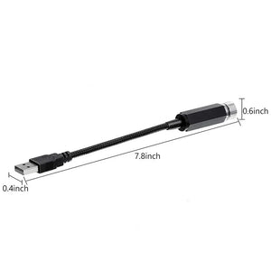 Luz de Teto Estrelado LED para Carro, Luz de Teto com Laser Estelar 5V USB, Projetor de Luz de Galáxia para Decoração de Teto de Quarto