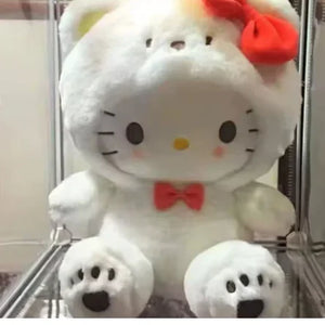 Pelúcia Sanrio Kawaii Sanrio Kuromi My Melody Cinnamoroll Brinquedos Almofada Anime Cartoon Presentes para Crianças Decoração de Quarto Bonecos.**