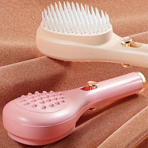 1 peça de Pente Retrátil Mágico - Escova de Massagem e Desembaraçamento do Couro Cabeludo Antiestática para Todos os Tipos de Cabelo - Caixa de Presente de Ferramenta de Beleza