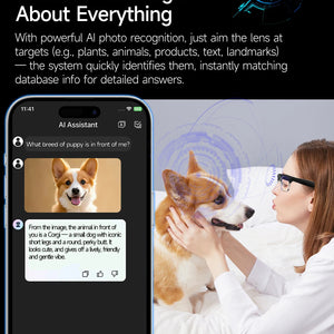 2026 New Upgrade Smart Glasses AI  Camera Photo Recognition Bluetooth Call Translation Video Recording Voice Sunglasses for Men