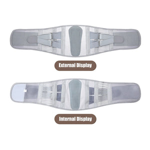 Cintas Lumbar para Costas para Homens e Mulheres, Tecido de Malha Macia e Respirável com 5 Aros de Suporte Total, Suporte Lombar para Costas em Casa