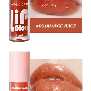 MAGIC CASA 6pcs/conjunto Pequena garrafa Óleo Labial Hidratante de Gel longa duração Hidratante suave brilhante Líquido Hidratante Labial
