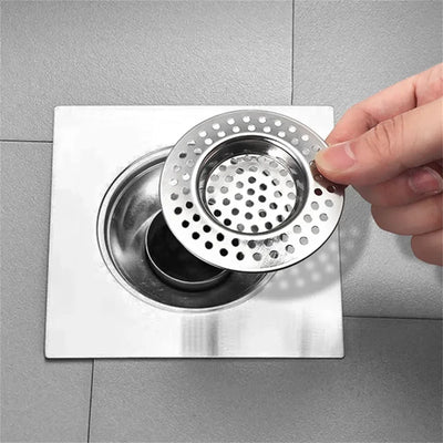 Filtro de Malha para Pia de Cozinha, Malha de Drenagem em Aço Inoxidável Protege Contra Entupimentos em Instalações de Cozinha