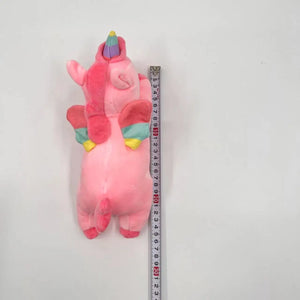 Pônei de Pelúcia Kawaii 25/50cm Brinquedos de Pelúcia Macios e Abraçáveis, Animais Acompanhantes, Presentes de Aniversário para Meninas