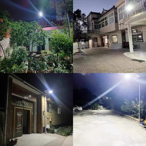 Nova Luz Solar LED 300000LM Lâmpada Solar Externa com Sensor de Movimento 4 Modos à Prova d'Água IP65 Luz Solar para Jardim de Rua Lanternas
