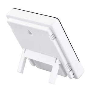 Estação Meteorológica de Casa com Relógio Eletrônico, Medidor de Temperatura e Umidade, Alarme, Termômetro LED, Termo-Higrômetro Multifuncional