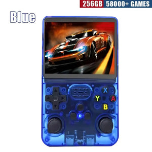Console de Jogos Portátil Retro R36S - Tela IPS de 3,5 Polegadas, 64GB/128GB/256GB, Dispositivo de Jogos Portátil com Jogos Embutidos