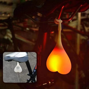 Luz de Ovo para Bicicleta, Bicicleta de Montanha, Passeio Noturno, Luz Traseira Criativa, Equipamento de Ciclismo, Acessórios para Bicicleta, Luz de Advertência, Personalidade