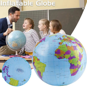 Bola de Praia Inflável 12/16 Polegadas Globo Mapa Brinquedo Educação Geografia Ensino Balão Props Para Crianças Adultos Presentes Criativos