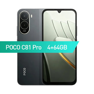 Smartphone POCO C81 Pro Versão Global 6,9 polegadas Display 120Hz Bateria de 6000mAh UNISOC T7250 Octa-core HyperOS 3 2026 Telefone Móvel