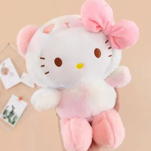Pelúcia Sanrio Kawaii Sanrio Kuromi My Melody Cinnamoroll Brinquedos Almofada Anime Cartoon Presentes para Crianças Decoração de Quarto Bonecos.**