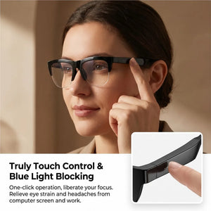 Óculos Inteligentes Fotochromáticos Anti Luz Azul Bluetooth V5.3 Fones de Ouvido para Chamadas HIFI Homens Mulheres Óculos de Sol UV400 Esportes Pesca Trabalho