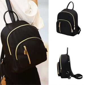 Mochila Multifuncional Feminina Fashion Menina Oxford Dia Viagem Mochila Mini Fofa Mochila Masculina Bolsa Preta Quente