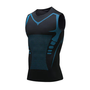 Camiseta Regata de Compressão Masculina, Camiseta de Academia Sem Mangas, Rápido Secagem, Roupas Esportivas Masculinas, Fitness, Musculação, Top de Treino