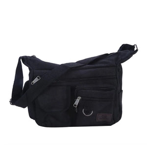 Bolsas de Ombro de Lona para Homens, Tote Casual, Bolsa de Viagem para Homens, Bolsa Transversal de Luxo, Bolsas Mensageiro de Moda, Bolsa de Alta Qualidade
