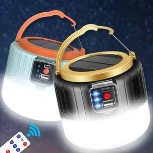 Lanterna de Camping Portátil Power Bank Lanterna LED para Camping Lanterna de Mão à Prova d'Água Luz de Tenda Externa Lanterna Recarregável Holofote Lanterna