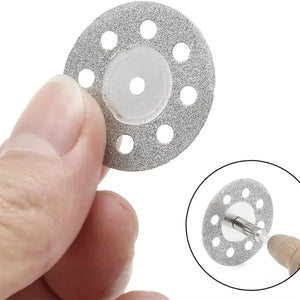 Disco de Corte de Diamante de 22mm Mandril de Roda de Lixa de 3mm para Ferramenta Rotativa de Corte de Metal Peças de Moedor Elétrico