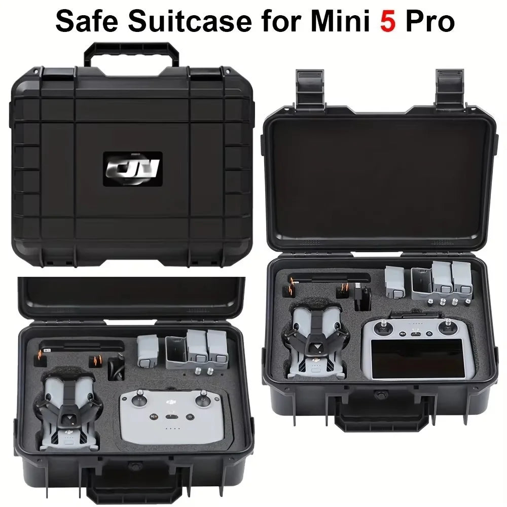 Adequado para Estojo de Armazenamento DJI 5 Pro, Estojo à Prova de Explosão 5 Pro, Estojo Portátil de Casco Rígido de Grande Capacidade