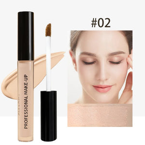 Caneta líquida corretiva cobre e modifica manchas, marcas de acne, maquiagem facial e ilumina o tom da pele.