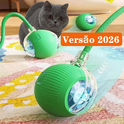 Novo Brinquedo Interativo para Gato, Bola de Gato Automática e Recarregável, Brinquedo Interativo Inteligente para Gatinhos, Brinquedo Inteligente em Forma de Bola para Gato