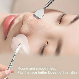 Removedor de Cravos de Dupla Face 1Pçs: Limpador de Poros Faciais, Esfoliante e Ferramenta de Massagem para Pele Lisa