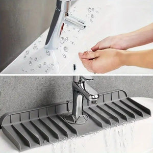 Tapete de Silicone para Torneira, Suporte para Esponja de Sabão, Tapete de Secagem para Pia de Cozinha, Protetor de Splash para Pia de Cozinha, Almofada de Drenagem