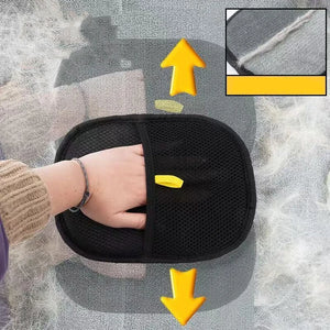 Luvas Reutilizáveis para Remoção de Pelos de Animais com Eletrostática, Escova para Coleta de Pelos de Gato e Cachorro, Dispositivo Adesivo para Coleta de Pelos, Raspador de Pelos para Casa, Luvas de Higiene