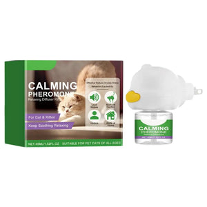 Reabastecimento do Kit Difusor Calmante para Gatos: Humor Calmante, Relaxante, Antiansiedade, Alívio do Estresse, Confortante para Animais de Estimação, Feromônio